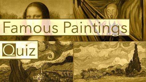 paint quiz questions|bing famous painters quiz.